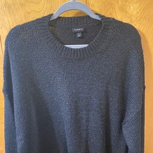 Torrid size 2 black crop sweater